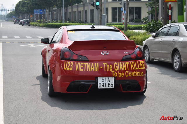 Dàn siêu xe náo động Sài Gòn để cổ vũ U23 Việt Nam - Ảnh 6.
