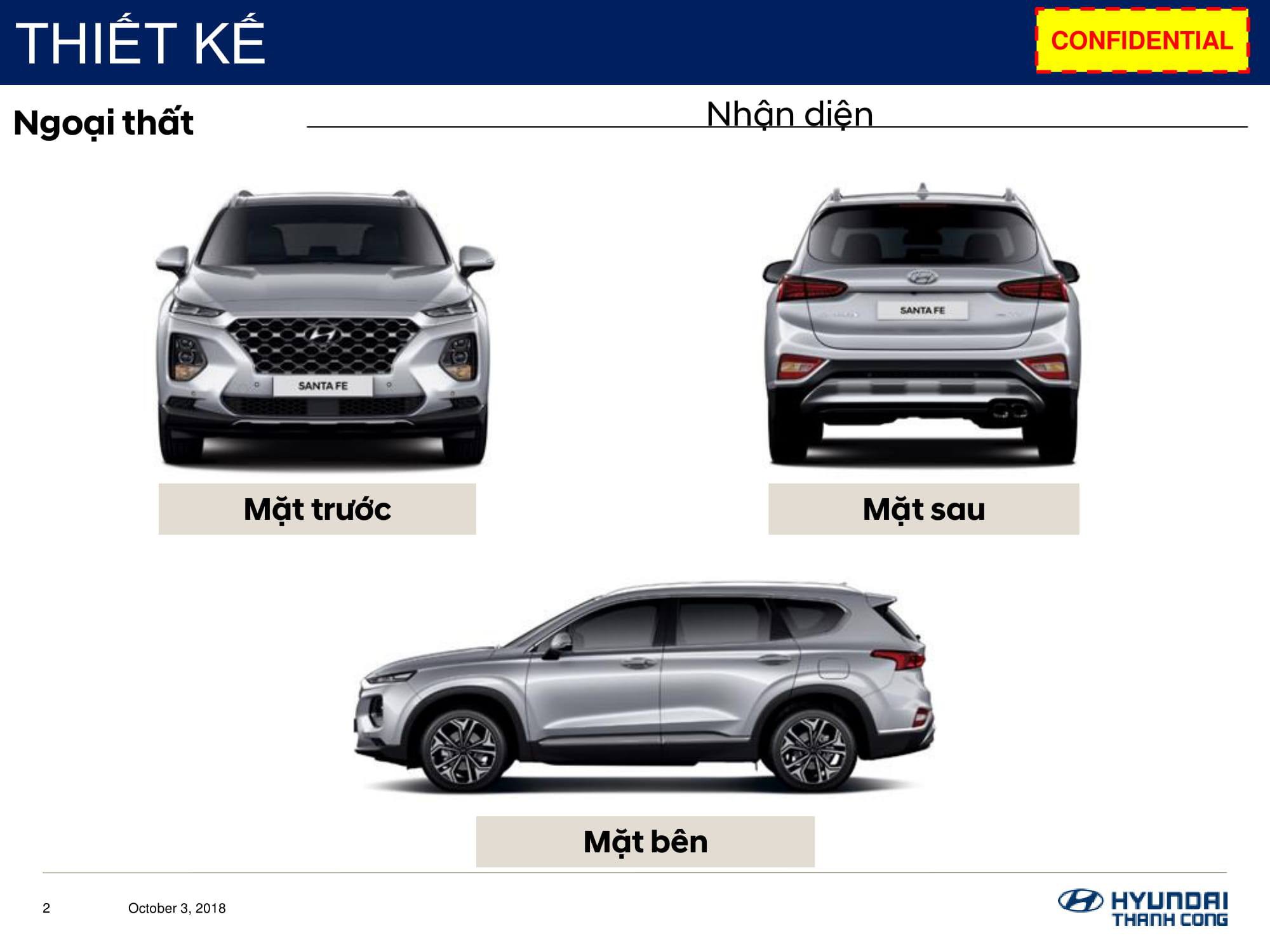 So sánh sự khác biệt của Hyundai SantaFe thế hệ mới và cũ #31 So sánh sự khác biệt của Hyundai SantaFe thế hệ mới và cũ