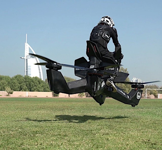 Sau siêu xe, cảnh sát Dubai còn được sử dụng mô tô bay như phim viễn tưởng - Ảnh 3.