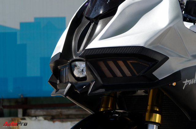 Thợ Việt độ Bajaj Pulsar RS200 “lên” Kawasaki Ninja H2R - Ảnh 5.