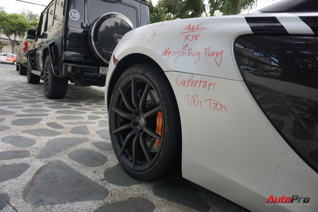 Kết thúc Car & Passion 2018, McLaren 650S Spider của Cường đô-la “xăm” dày đặc chữ ký - Ảnh 10.