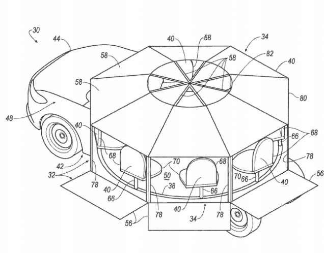 Trong tương lai, xe Ford có nội thất như... đu quay - Ảnh 1.