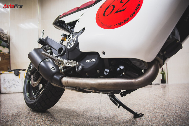 Hy sinh sự thực dụng bằng cái đẹp, biker Việt biến Ducati Scrambler Sixty2 sang kiểu dáng Cafe Racer - Ảnh 12.