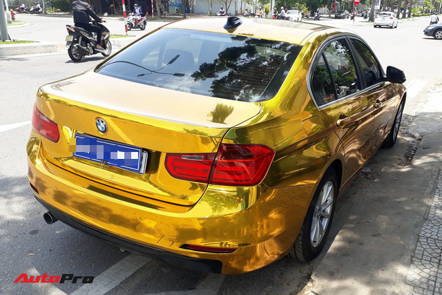 Kỳ công “dát vàng” phong cách dân chơi UAE cho chiếc BMW của chủ khách sạn tại Đà Nẵng - Ảnh 2.