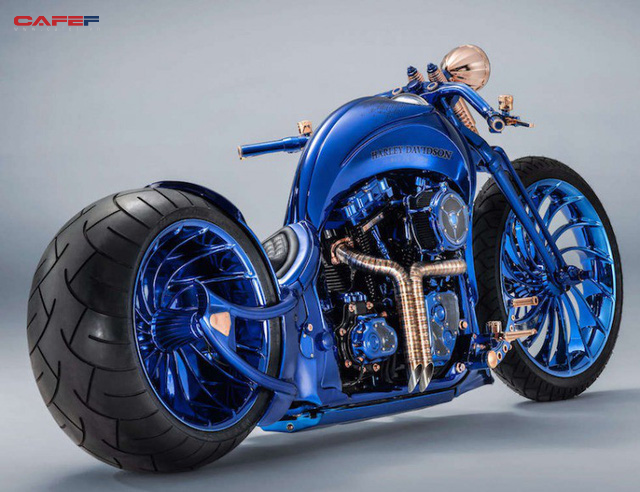 Chiêm ngưỡng chiếc Harley-Davidson được mạ vàng, nạm kim cương có giá đắt nhất thế giới - Ảnh 1.