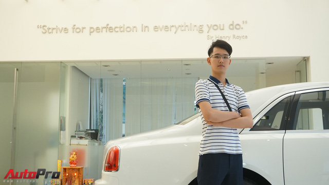 Chuyến trải nghiệm đặc biệt trên Rolls-Royce của cậu bé Nam Định 18 tuổi - Ảnh 2.