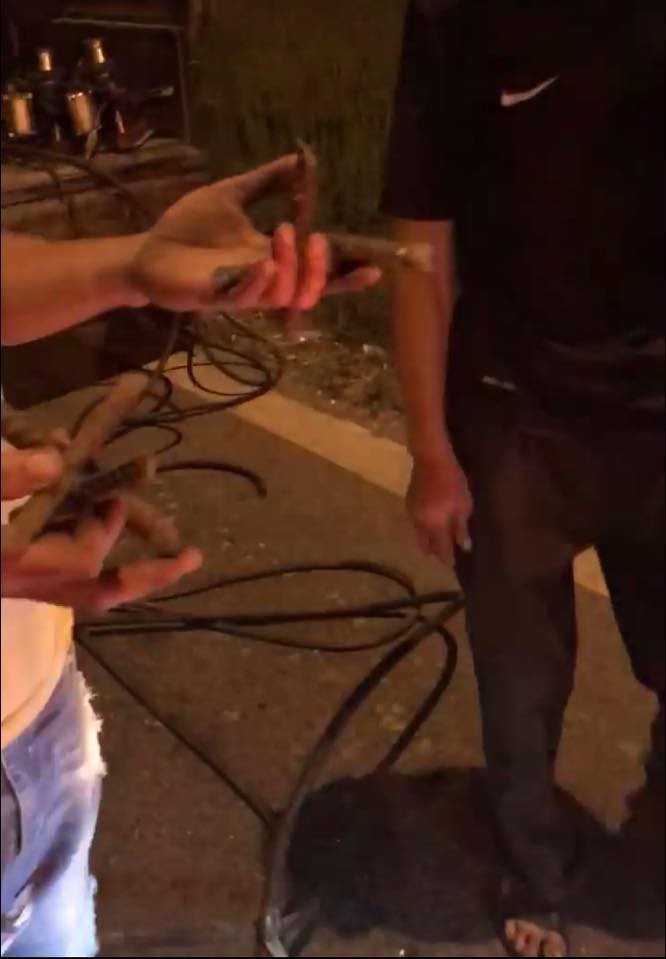 H&agrave;ng loạt những b&ocirc;ng hoa sắt c&oacute; thể chọc thủng lốp &ocirc; t&ocirc; xuất hiện tr&ecirc;n đường khiến c&aacute;nh t&agrave;i xế hoang mang - Ảnh 1.