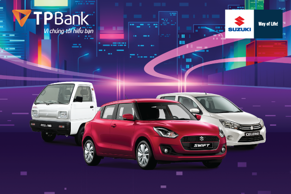 TPBank và Suzuki hợp tác cho vay mua ô tô chỉ với 0% lãi suất - Ảnh 1.