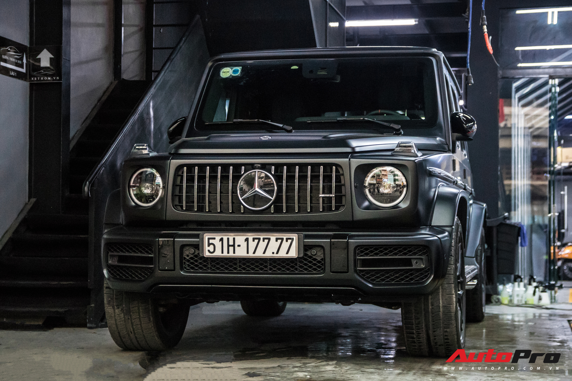 Mercedes-AMG G63 Edition 1 màu đen nhám mang biển số tứ quý tại Sài Gòn ...