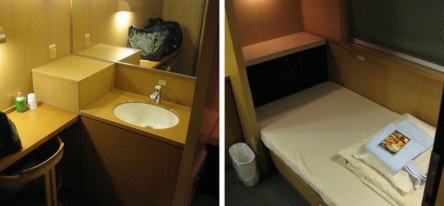 Căn hộ di động xuyên đêm ở Nhật Bản: Bên ngoài cũ kĩ đơn sơ, bên trong nội thất tiện nghi bất ngờ - Ảnh 7.