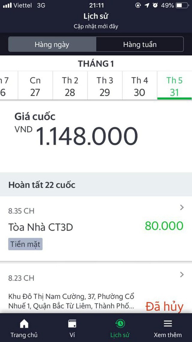 Đau đầu vì Grab những ngày giáp Tết: Liên tục bị huỷ chuyến, book xe có mã khuyến mãi nhận ngay câu trả lời cực gắt của tài xế - Ảnh 10. Đau đầu vì Grab những ngày giáp Tết: Liên tục bị huỷ chuyến, book xe có mã khuyến mãi nhận ngay câu trả lời cực gắt của tài xế - Ảnh 10.