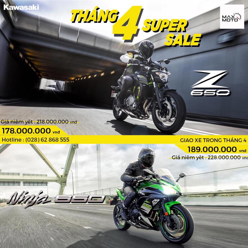 Mua Kawasaki Z300 2016 và Ninja 300 2016 được ưu đãi hơn 200 triệu tại Hà  Nội  Danhgiaxe