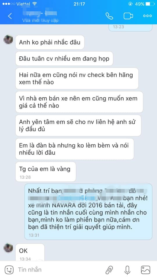Lùi xe gây tai nạn, nữ tài xế hứa đền bù nhưng 2 năm rồi vẫn biệt tăm, người bị hại tung dòng tin nhắn cuối - Ảnh 3. Lùi xe gây tai nạn, nữ tài xế hứa đền bù nhưng 2 năm rồi vẫn biệt tăm, người bị hại tung dòng tin nhắn cuối - Ảnh 3.