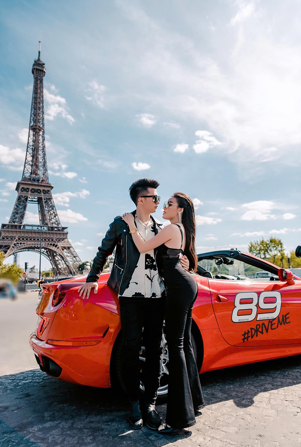 Nữ giảng viên sexy Âu Hà My cùng chồng tung bộ ảnh cưới bên siêu xe Ferrari mui trần - Ảnh 5.