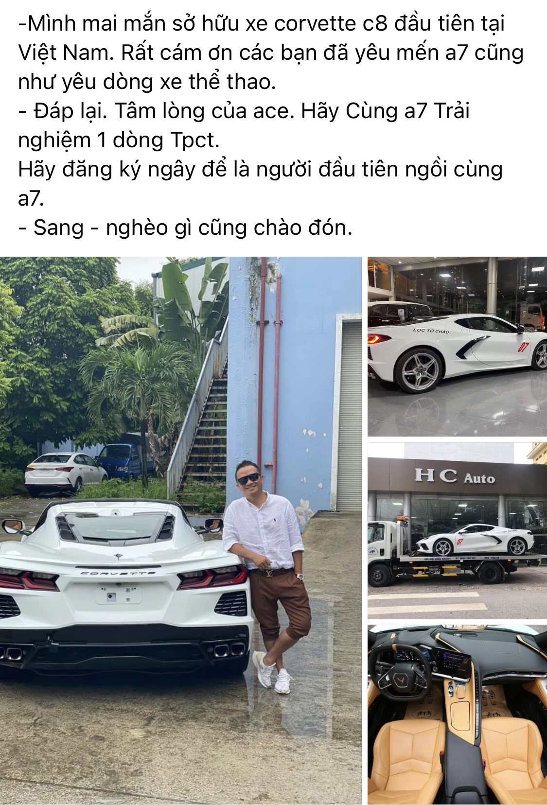 Chevrolet Corvette C8 Stingray hơn 7 tỷ đồng đầu tiên tại Việt Nam chính thức cập bến Cần Thơ - Ảnh 1.