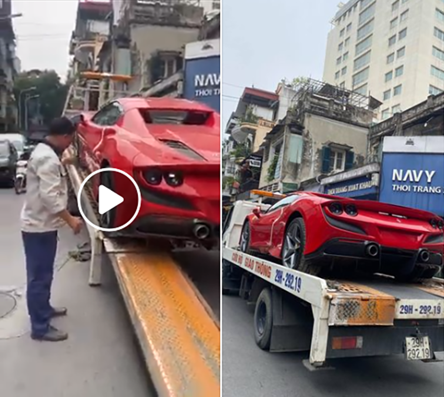 Ferrari F8 Spider thứ 2 về Việt Nam, ngoại hình dễ gây nhầm lẫn với F8 Tributo của Nguyễn Quốc Cường - Ảnh 1.