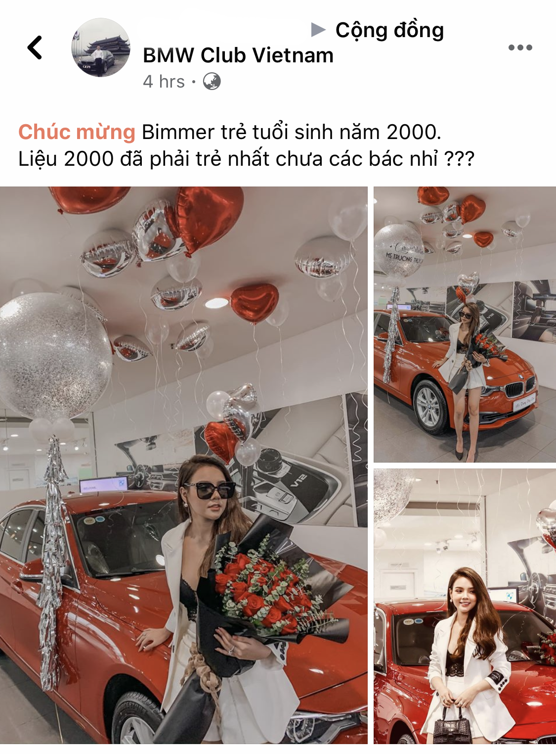 Hot girl Hà thành 19 tuổi sắm BMW 320i hơn 1,3 tỷ đồng, tuyên bố tự tặng bản thân trong thời gian tồi tệ nhất - Ảnh 1.