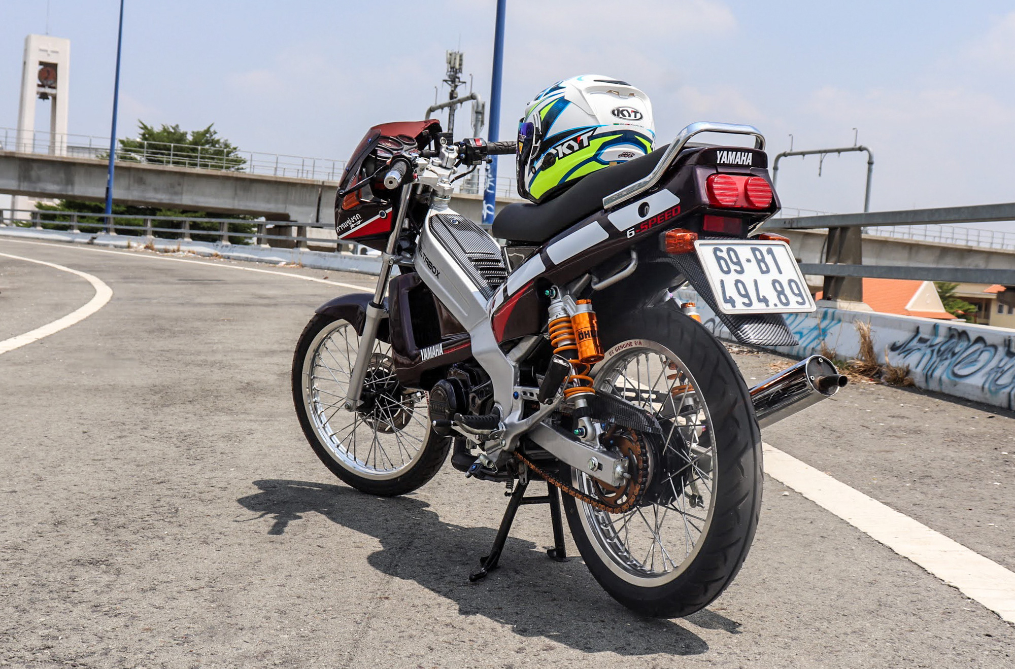 Xe 2 thì Yamaha ZR120 hàng hiếm tại Việt Nam - Huyền thoại một thời có giá  bán 150 triệu đồng