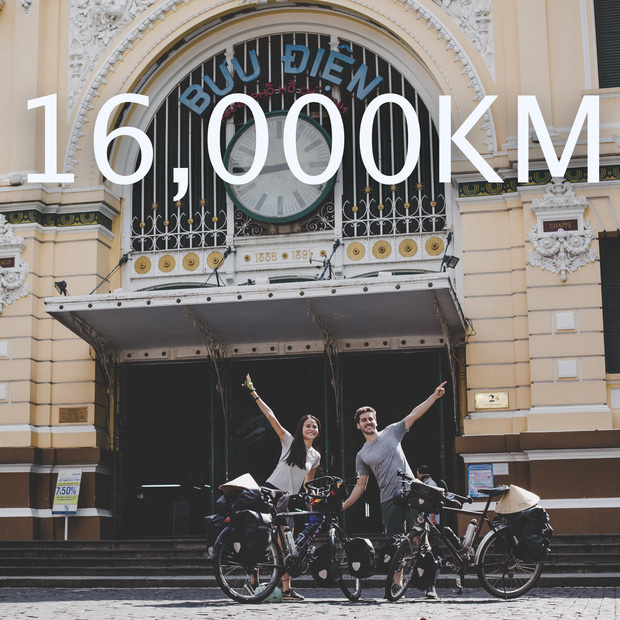 Cặp chồng Tây vợ Việt kết thúc 16.000km đạp xe từ Pháp về Việt Nam: Chặng cuối gian nan vì dịch bệnh Covid-19 - Ảnh 6.