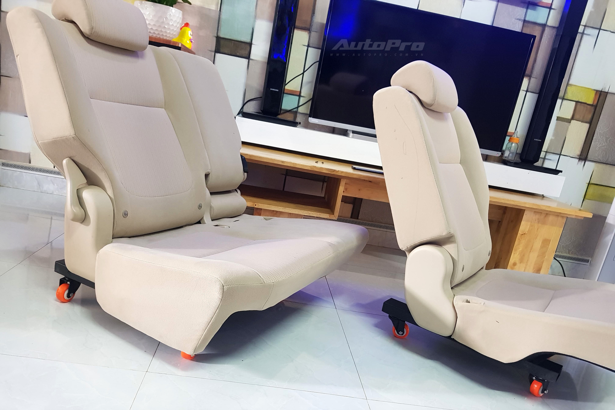 Người dùng Mitsubishi Xpander tự độ ghế sau với 2,6 triệu đồng và 3 tiếng: Trượt, ngả tùy ý, dư hẳn bộ ghế để phòng khách xem phim - Ảnh 5.