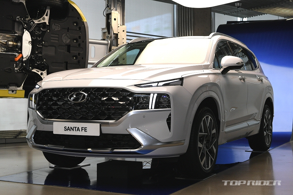 Hyundai Santa Fe 2021 lộ diện hoàn toàn