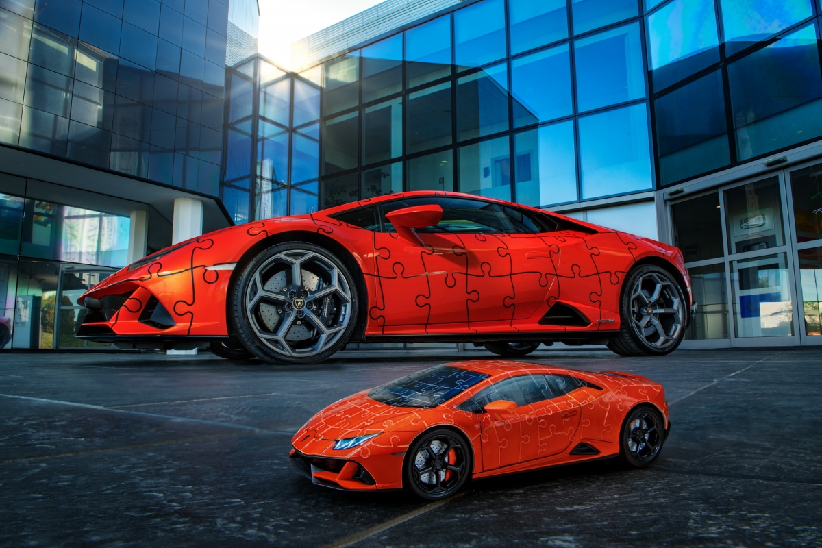 Lamborghini ra mắt bản xếp hình 3D Huracan EVO với giá gần 1 triệu đồng  - Ảnh 2.