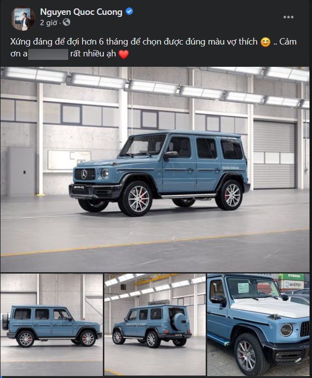 Lộ diện Mercedes-AMG G 63 của Nguyễn Quốc Cường vừa kịp về nước chơi Tết: Màu sơn độc trị giá cả trăm triệu, sau nửa năm mới có hàng - Ảnh 1.