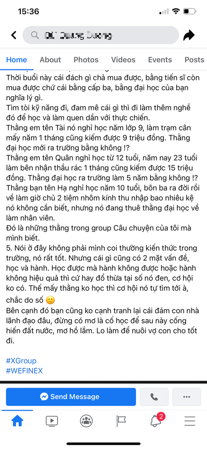 Thành viên Wefinex bị tố “phông bạt: Mua xe cũ chưa tới 700 triệu đồng nhưng thổi giá lên tận 2,1 tỷ, lễ nhận xe diễn ra ngay trên vỉa hè  - Ảnh 14.