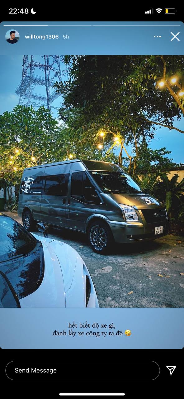 Bí xe để độ, Tống Đông Khuê dự định ‘thay mới luôn chiếc Ford Transit của công ty, hứa hẹn có thể chạy off-road - Ảnh 1. Bí xe để độ, Tống Đông Khuê dự định ‘thay mới luôn chiếc Ford Transit của công ty, hứa hẹn có thể chạy off-road - Ảnh 1.