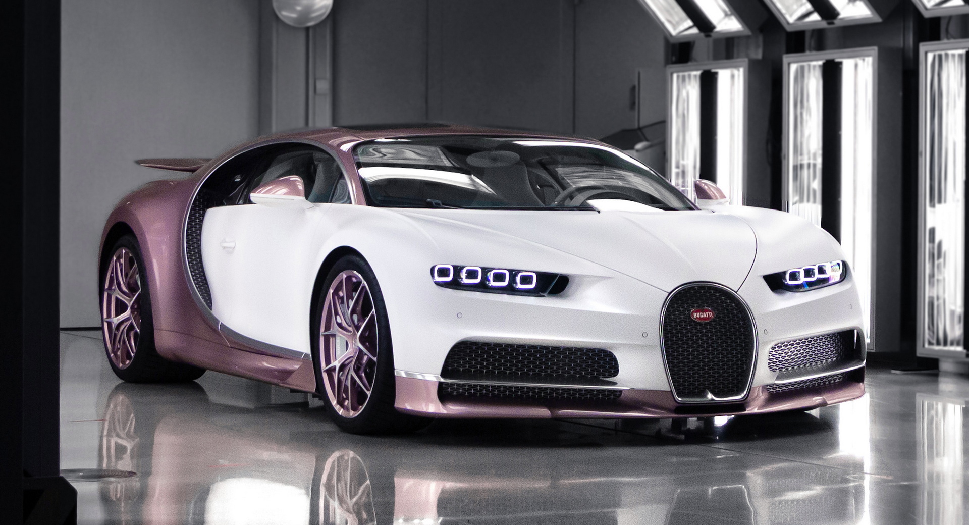 Góc ông chồng của năm: Tặng hẳn cho vợ siêu xe Bugatti Chiron độc nhất