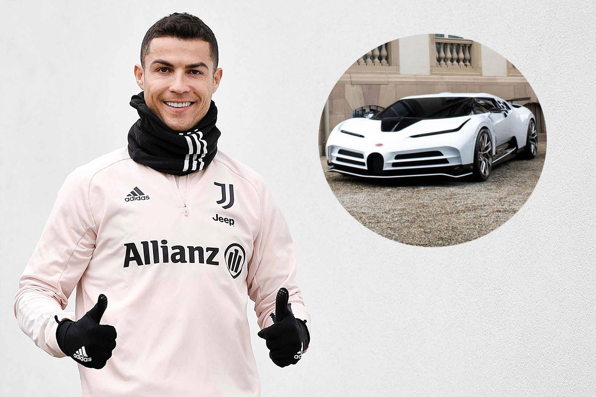 Ronaldo sở hữu siêu xe Bugatti trị giá 223 tỷ đồng - Ảnh 1.