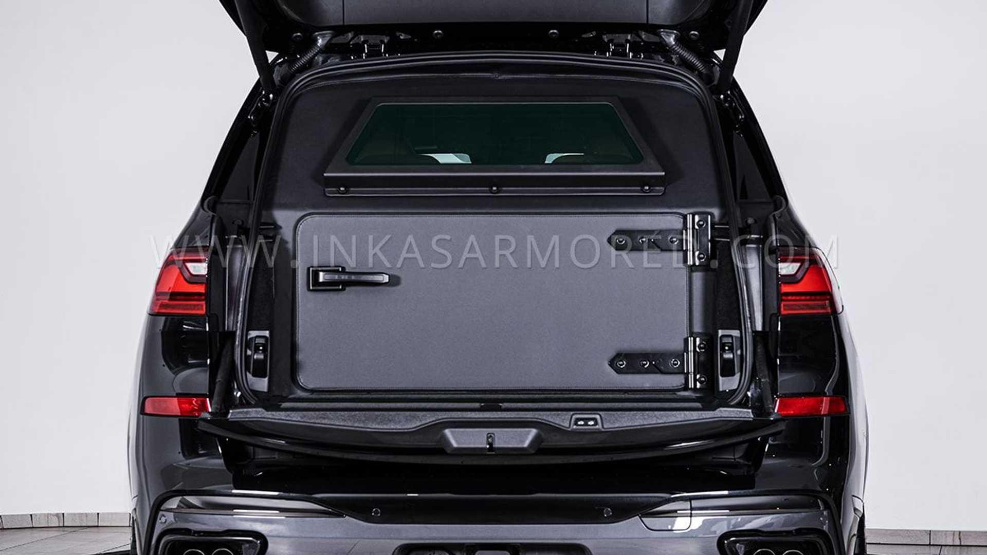 X7 Rear Storage Box BMW X7 phiên bản an toàn bậc nhất thế giới: Bên ngoài giản dị, bên ...