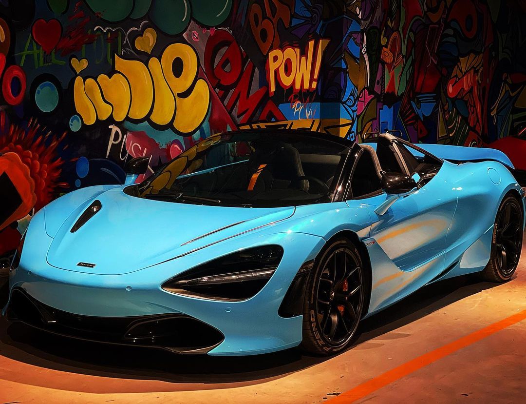 Bắt trend, McLaren 720S Spider màu đen độc nhất Việt Nam của dân chơi lan đổi màu độc đáo - Ảnh 3.