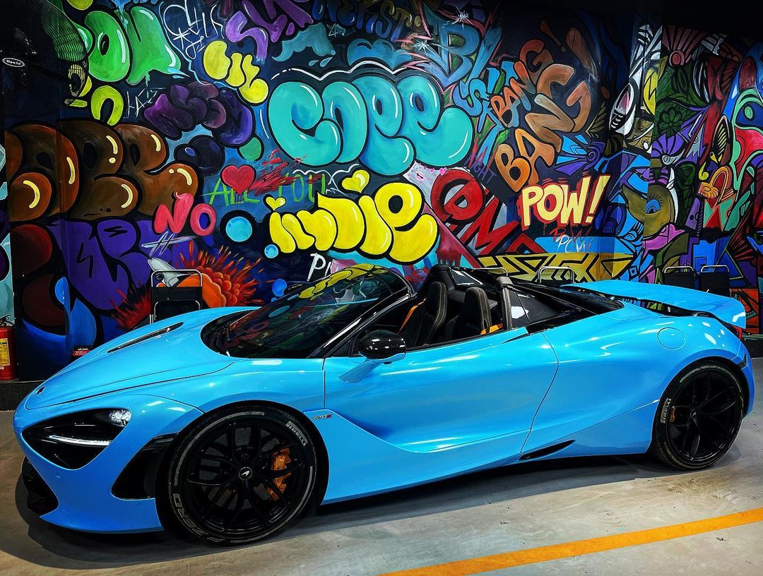 Bắt trend, McLaren 720S Spider màu đen độc nhất Việt Nam của dân chơi lan đổi màu độc đáo - Ảnh 6.