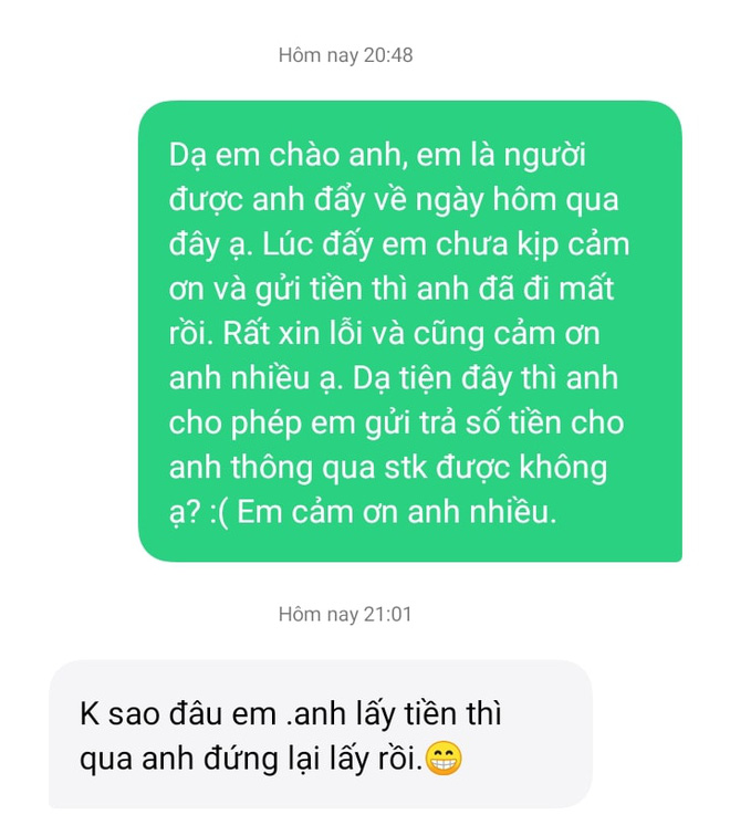 12h đêm, xe chết máy phải gọi Grab đẩy về, cô gái bất ngờ vì hành xử kì lạ của tài xế - Ảnh 1.