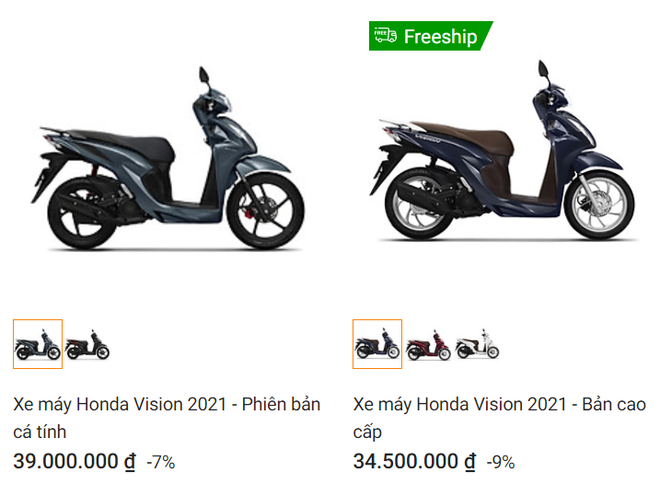 Xe Máy Honda Vision 2021 Phiên Bản Cá Tinh giá rẻ nhất tháng 32023