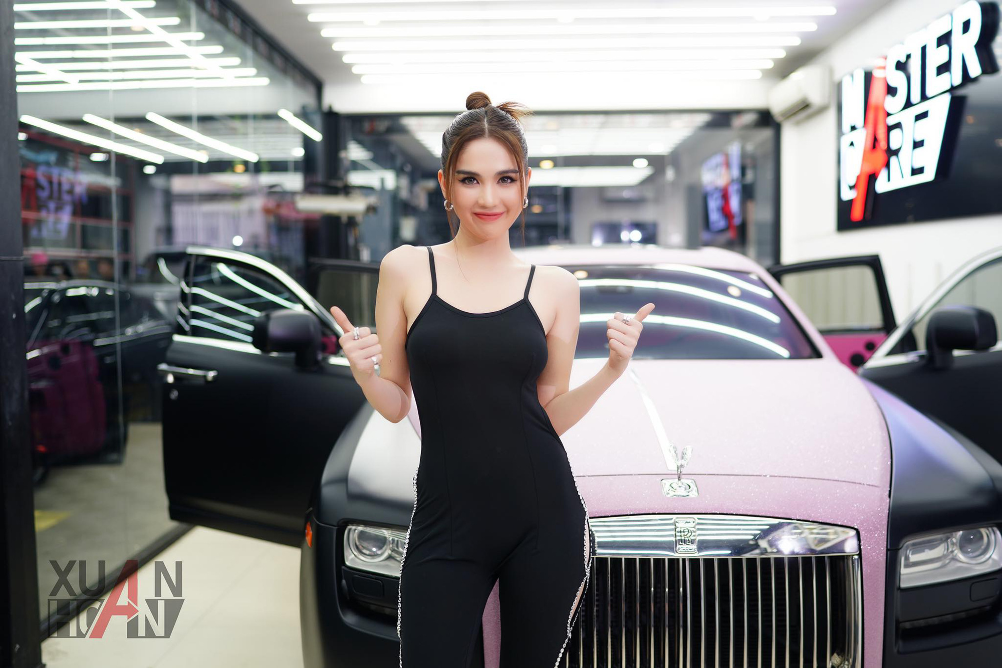 Bóc giá xế hộp Rolls Royce của diễn viên Quỳnh Thư bạn thân Ngọc Trinh