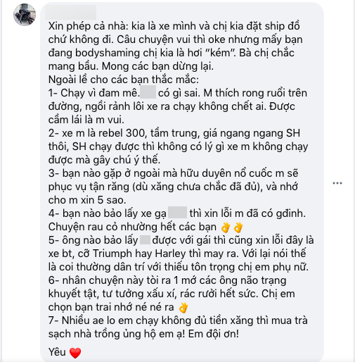 Nổi tiếng vì chạy xe phân khối lớn ship hàng, biker lên tiếng: ‘Chạy vì đam mê, không có gì sai cả’ - Ảnh 4.