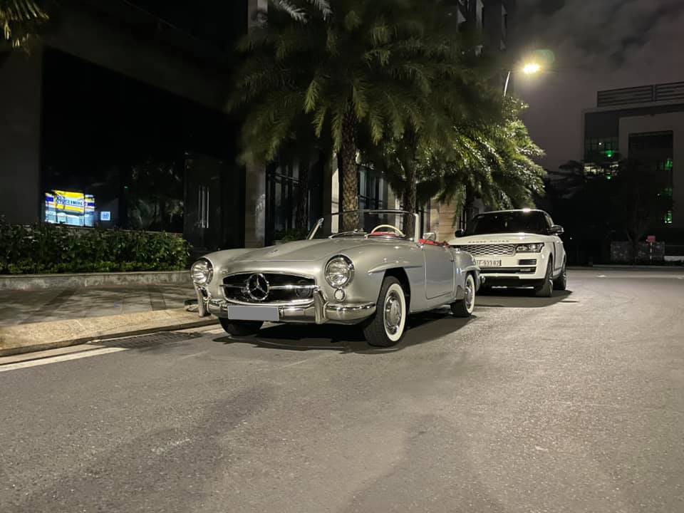 Thêm hàng cổ Mercedes-Benz 190SL xuất hiện tại Sài Gòn, phần mui xếp và bộ mâm là chi tiết gây nghi ngờ - Ảnh 2.