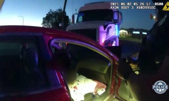 Bé gái 9 tuổi liều lĩnh lái ô tô chở em gái đi ra biển xem cá heo  - Ảnh 1.
