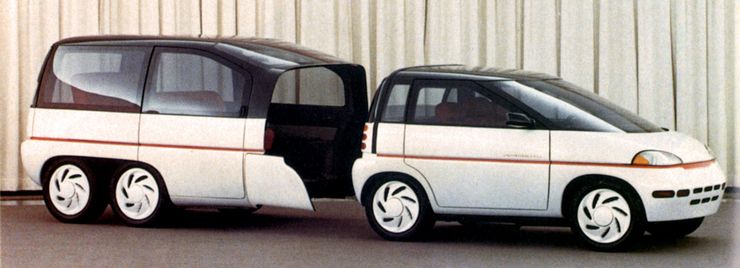 Những chiếc xe concept kỳ quặc của thập niên 80 – Phần 3: Xe “hai trong một” Plymouth Voyager III - Ảnh 2.