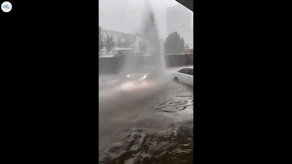 Xe Tesla lao băng băng giữa đường ngập nước, không rõ xe điện VinFast làm được điều tương tự hay không? - Ảnh 2.