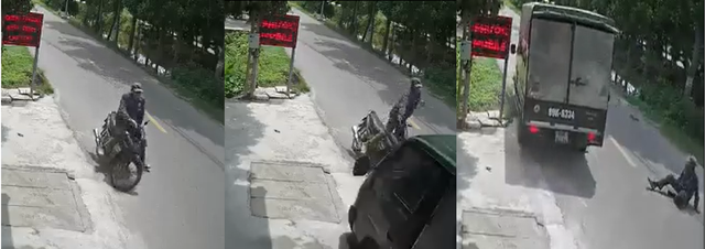 Suýt nghiền nát xe máy đi ngược chiều, tài xế không ngừng xin lỗi: ‘Em buồn ngủ, em xin lỗi bác’ - Ảnh 2. Suýt nghiền nát xe máy đi ngược chiều, tài xế không ngừng xin lỗi: ‘Em buồn ngủ, em xin lỗi bác’ - Ảnh 2.