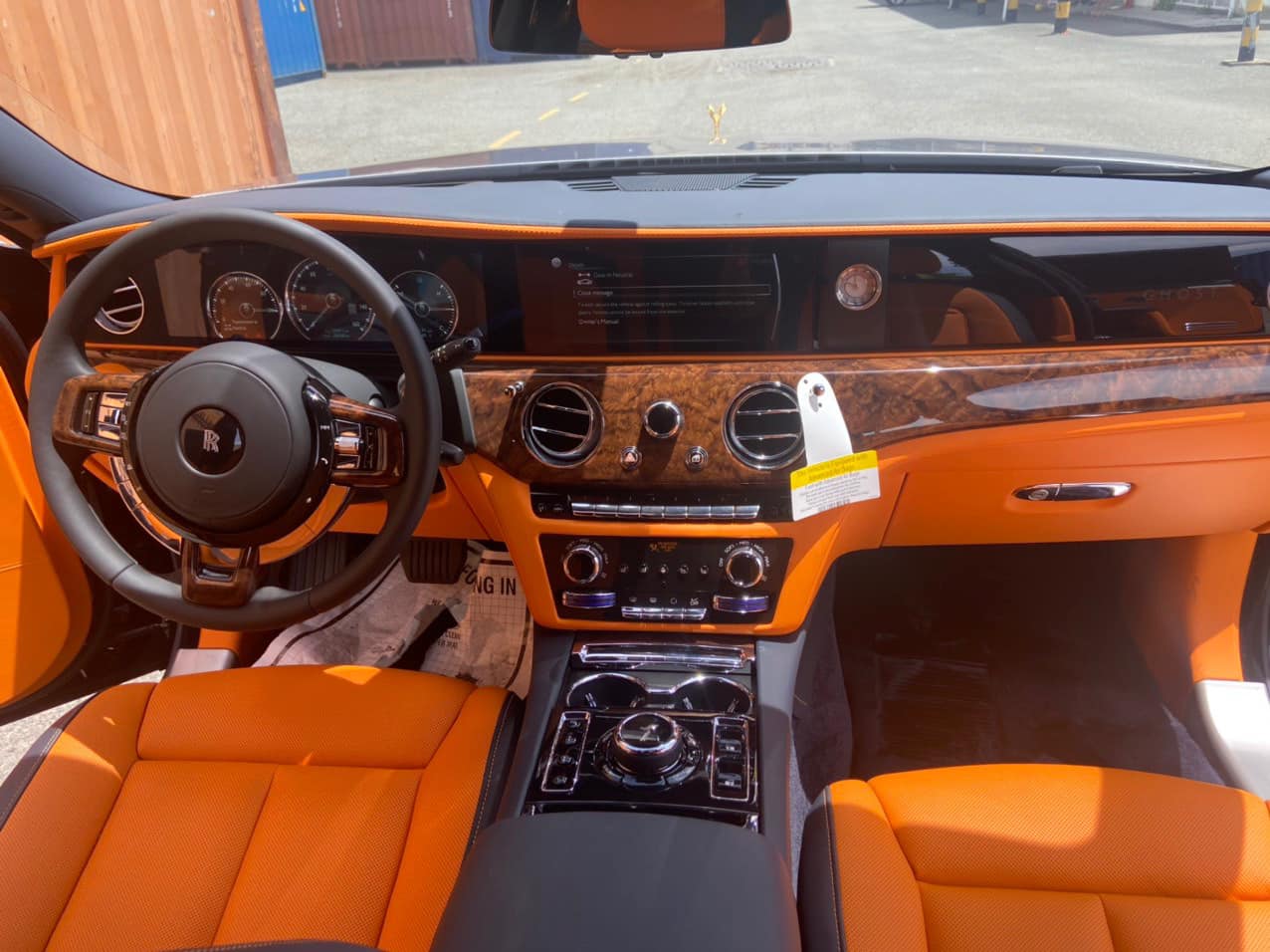 Rolls Royce Dawn Black Badge Forged Carbon Fiber  Wood Interior Trims Set   DMC