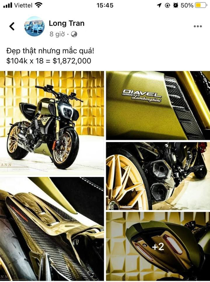 Thành viên Gia Lai Team mê mẩn xe Ducati Lamborghini cực hiếm, giá bán 43 tỷ tại Mỹ ngang ngửa siêu xe Aventador tại Việt Nam - Ảnh 1.