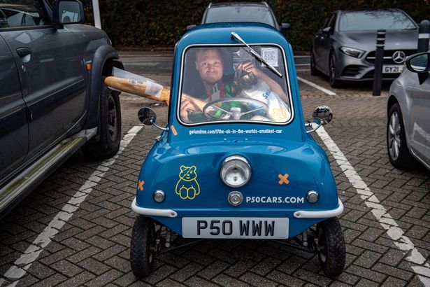 The man who owns the smallest car in the UK, reveals the shocking cost of gas - Photo 2.
