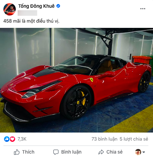 Ferrari 458 Misha Designs lần đầu được Tống Đông Khuê công khai trên mạng xã hội sau sự cố bốc khói nghi ngút - Ảnh 1.