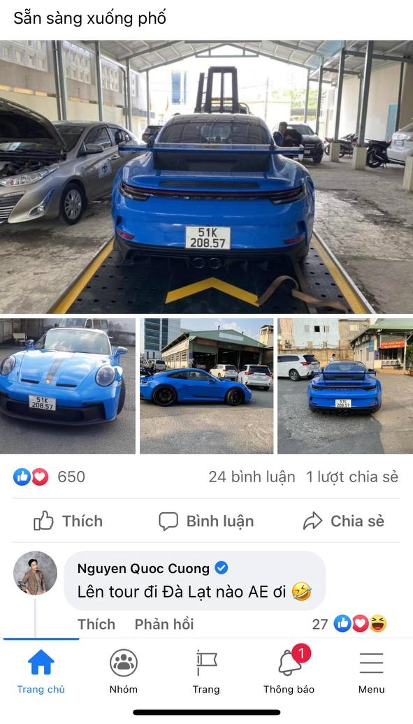 Porsche 911 GT3 của doanh nhân Nguyễn Quốc Cường chính thức ra biển số? - Ảnh 2.