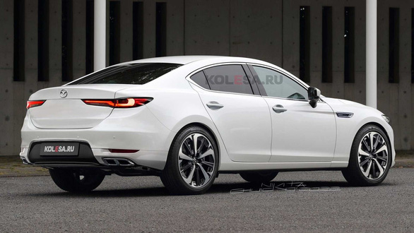 Phác họa thiết kế Mazda6 đời mới: Nét sang bị bỏ qua - Ảnh 2.