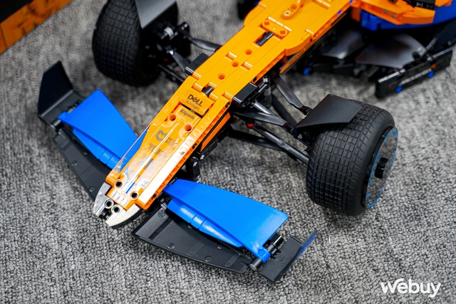 Lần đầu chơi LEGO 1432 mảnh: Mất 10 tiếng mới ghép xong, thành hình xe đua F1 McLaren chân thật từng chi tiết  - Ảnh 16.